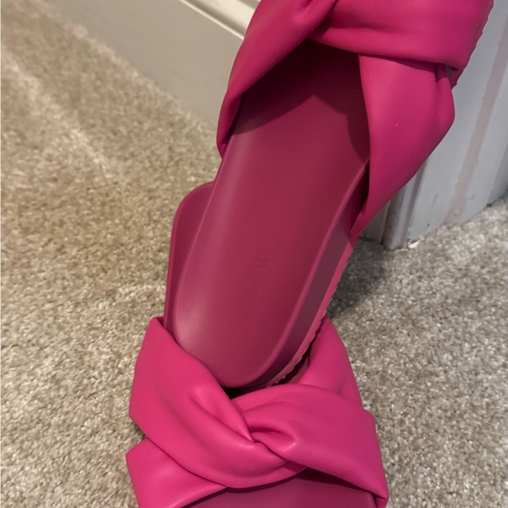 Women's Pink Slide Sandals